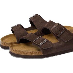 NEW Birkenstock Arizona Desert Buck Brown Sandals Unisexed 42 R Mens 9 Womens 11